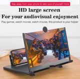 Black Video Amplifying Screen - 1 Pcs for Enhanced Viewing Experience