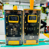 Transparent Power Bank With LED Light | Fast Charging Portable Power Bank With Dual USB Output And Smart Display (10000mah)