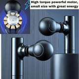 Mini Deep Tissue Massager, USB Charging, Lightweight Portable Percussion for Athletes, Noiseless Fitness equipment