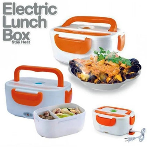 On-the-Go Electric Lunch Box – Quick Heating & Spill-Proof Design